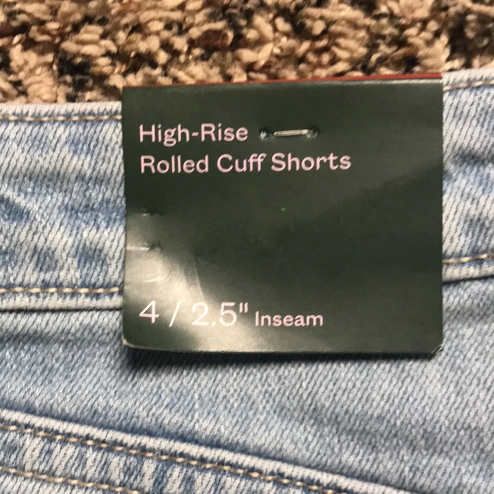 Wild Fable High Rise Shorts Rolled Cuff Shorts | NWT - Picture 3 of 5